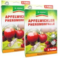 Silberkraft Klebefalle Apfelwickler Pheromonfalle: Effektiver Schutz für Obstbäume, Monitoringfalle - Für Apfelbäume & Obstgärten – Ohne Insektizide