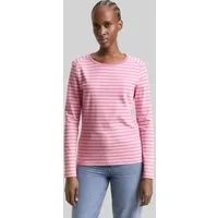 TOM TAILOR Denim Langarmshirt T-Shirt (im Einserpack) Langarmshirt mit Streifenmuster