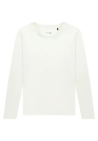 SCHIESSER - Shirt langarm Rundhals naturweiss - Gr. - 46