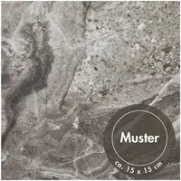 misento Vinylboden selbstklebend in Beton- und Marmoroptik, 1 Muster, PVC Bodenbelag 4,46 m², für Fußbodenheizung, Badezimmer, Wohnräume
