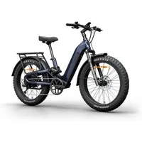 DOTMALL E-Bike Cityrad D5 2.0 E-Bike 26"x4.0" Vollfederung 48V 15Ah Akku SHIMANO 8-Gang, 8 Gang, Heckmotor, 720 Wh