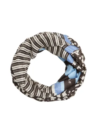 s.Oliver - Snood blau/mehrfarbig - Gr. - ONESIZE
