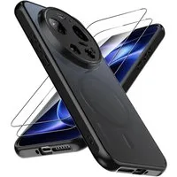 MSM Protech Handyhülle Hülle + 2X Schutzglas für Xiaomi 17 Ultra Magsafe Display Panzerfolie