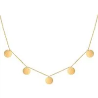 GOOD.designs Kette mit Anhänger, mit fünf Coins