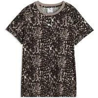 PUMA T-Shirt GRAPHICS ANIMAL STANDARD AOP TEE für Erwachsene, mit sportlichem Stil, kurzärmlig, gemusterte Optik