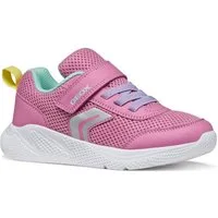 Geox J SPRINTYE GIRL Sneaker Slipper mit zusätzlcihem Klettverschluss, Größenschablone zum Download