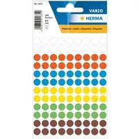HERMA Etiketten HERMA 1831 Markierungspunkte Etiketten, Durchmesser: 8 mm, sortiert, r