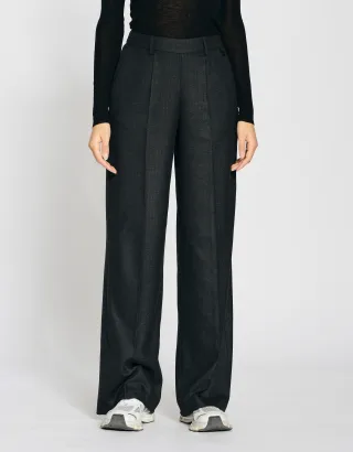 GANG - 94JOANA - comfort straight fit anthra herringbone - Gr. - 27