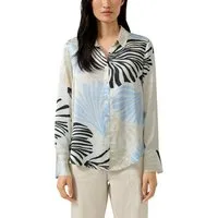 s.Oliver BLACK LABEL Hemdbluse mit All-Over Print