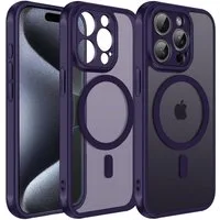 CoolGadget Handyhülle für Apple iPhone 15 Pro 6,1 Zoll, Kamera Schutz Hülle Silikon Hard Case Schutzhülle für Magsafe Zubehör