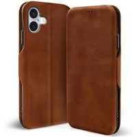 CoolGadget Handyhülle Business Premium Hülle Für iPhone 16 6,1 Zoll, Handy Tasche mit Kartenfach für Apple iPhone 16 Schutzhülle