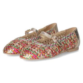 Bullboxer Spangenballerinas - Gr. 37 - Mehrfarbig - Leder