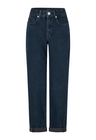 Marc Aurel - Jeans mit Schmucksteinen Indigo Denim - Gr. - 36