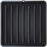 ToCi Grillrost Grillrost Reinigungs Wanne aus Kunststoff 67x67x6cm Grillzubehör (1-St), mit Öse zum Aufhängen