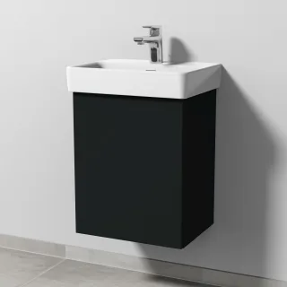 Sanipa 3way Waschtischunterbau zu Laufen Pro S Waschtisch mit 1 Tür, Vulkan-Matt SP7831V