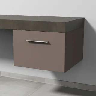 Sanipa Anbau-/Solitärschrank mit Auszug 2morrow (G3231) 340x500x520 Taupe-Matt, G32311T G32311T