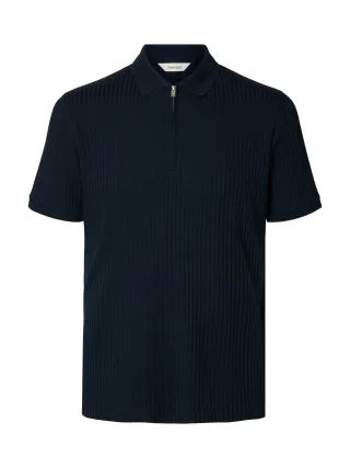SELECTED MEN - SLHFAVE STRUCTURE SS POLO NOOS sky captain - Gr. - L