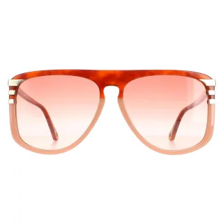Chloe Aviator Damen Glänzend Blond Havanna Orange Farbverlauf CH0104S