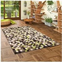 Pergamon Designteppich Teppich Modern Trendline Pixel, Rechteckig, Höhe: 8 mm
