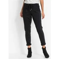 bonprix Jerseyhose aus Polyester, Viskose und Elasthan, Regular Fit, casual Stil