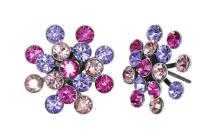 konplott - Ohrstecker - Magic Fireball lila/violet