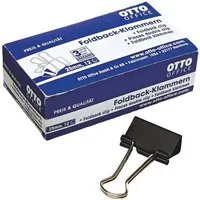 Otto Office Büroklammer, Klemmbreite 25 mm / Klemmstärke 9 mm, 12 Stück