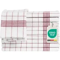 Devior Spültuch Geschirrtücher Halbleinen 50x70 cm Küchentücher zum Abtrocknen, (10-tlg., Vielfältig einsetzbar), Geschirrhandtücher zum Putzen, Fusselfrei, Saugstark