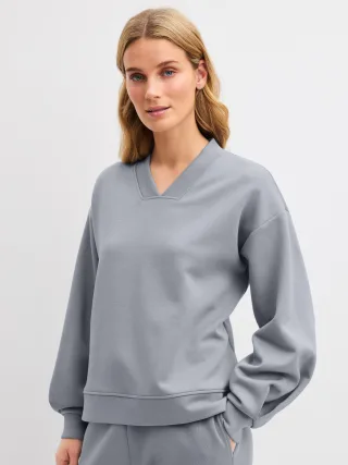 CALIDA - DAMEN Pullover langarm passat grey - Gr. - S