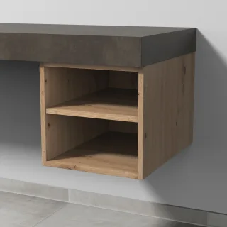 Sanipa Anbau-/Solitärregal 2morrow (RM011) 340x350x498 Eiche-Natural-Touch RM01185