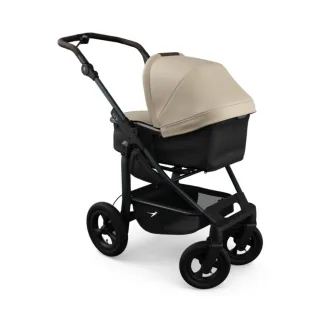 TFK mono 4 Kinderwagen-Set mit Luftrad-Set und Kombi-Einheit Sand