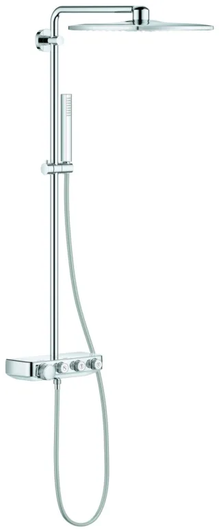 GROHE Duschsystem Euphoria SmartControl 310 Cube Duo 26508 mit THM chrom, 26508000 26508000