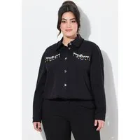 Angel of Style Sommerjacke Twilljacke Straight Fit Rücken-Applikation