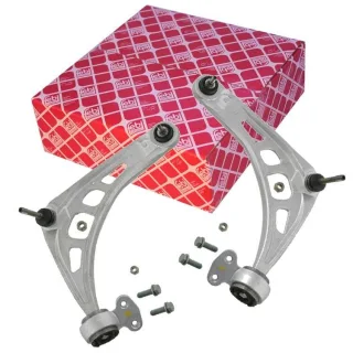 2 Febi Querlenker mit Hydrolager vorne BMW 3er Z4 E46 E85 Standard Fahrwerk