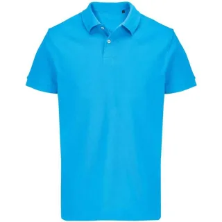 SOLS - "Pacific" Poloshirt Doppelnähte für Herren/Damen Unisex (Aquablau)