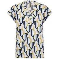 soyaconcept Tunikashirt SC-FELICITY AOP 533 aus Baumwollmischung mit Viskose, figurumspielende Passform