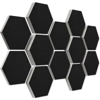 platino24 Akustikplatte 12 Absorber Wabenform aus Basotect ® G+
