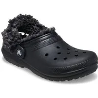 Crocs Classic Fleece Lined Clog Clog Schlupfschuh, Hausschuh mit schwenkbarem Fersenriemen, Leichtgewicht