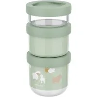 Mepal Kinderbesteck Mepal Mio 550 ml Snackbox stapelbar 3-teilig - Little Farm