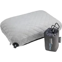 Cocoon Kopfstützkissen COCOON Air Core Pillow smokegrey/charcoal - aufblasbares Reisekissen