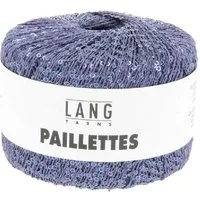 LANG YARNS PAILLETTES Häkelwolle, 112 m (25 Gramm), glänzendes Effektgarn mit Pailletten von Lang Yarns