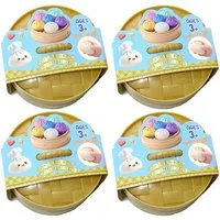 OLi Jumboball Heißer Glitzer-Dumpling-Squishy-Überraschungsbox: Bunte -Sensorik-Fidg, Spielzeuge, Anti-Stress-Quetschbälle