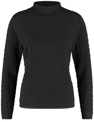 TAIFUN - Langarmpullover schwarz - Gr. - 44