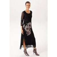 Aniston CASUAL Maxikleid mit großflächigen Batikblüten - NEUE KOLLEKTION