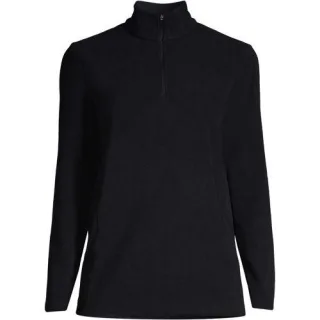Anyweather Fleece-Pullover mit Reißverschluss für Damen in Plus-Größe, Damen, size: plus, Pink, Polyester, by Lands' End