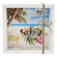 ZauberDeko Geschenkbox Geldgeschenk Verpackung Hawaii Urlaub Flitterwochen Cocktail