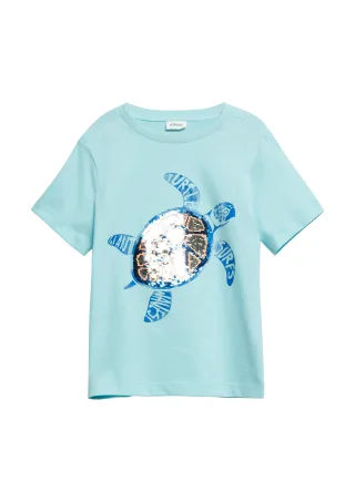 s.Oliver - T-Shirt türkis - Gr. - 122