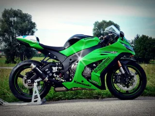 Sport Auspuff Bodis GPC-1 Edelstahl Black 250mm Kawasaki ZX-10 R Bj. 2011-2015 eintragungsfrei +ABE