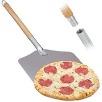 relaxdays Pizzaschieber Pizzaschaufel Aluminium
