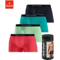 Bruno Banani Boxer Boxershorts für Herren (Dose, 4-St) in der Dose verpackt