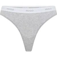 HUGO String ID aus Stretch-Baumwolle mit Logos am Bund